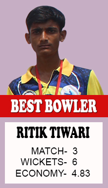 Ritik Tiwari Best Bowler